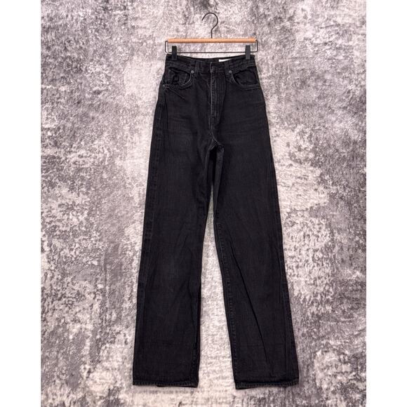 imogene + willie Denim - Imogene + Willie Catherine Jeans 25 Womens Black Wash High Rise Vintage Straight